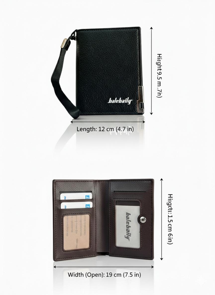 BaleBaily Wallet πΌβ¨ Compact, Elegant Unisex Design