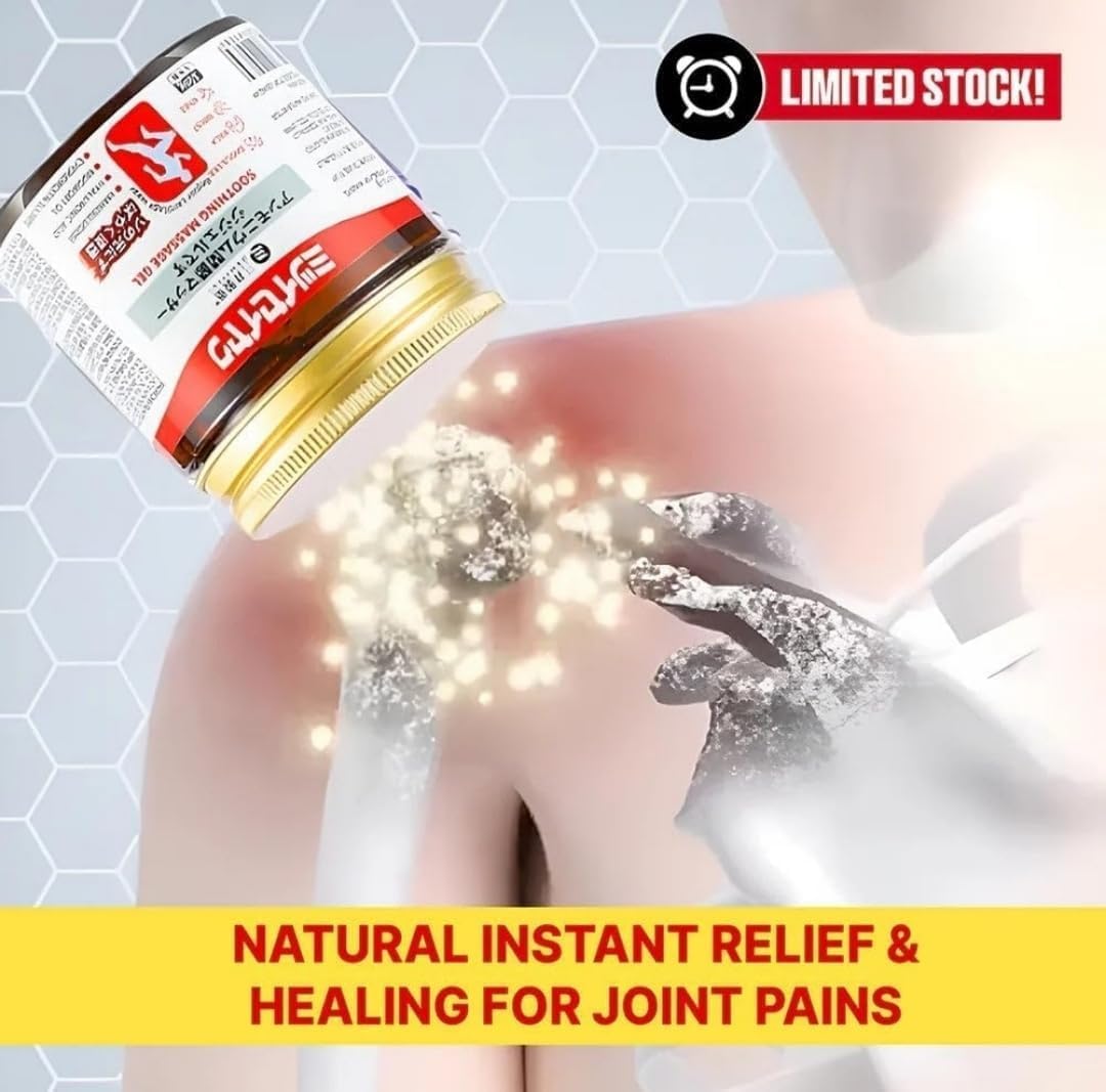 Japanese Instant Pain Relief Soothing Massage Gel – Fast Cooling Comfort for Muscles & Joints