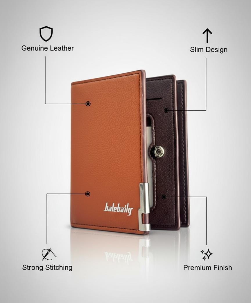 BaleBaily Wallet 💼✨ Compact, Elegant Unisex Design