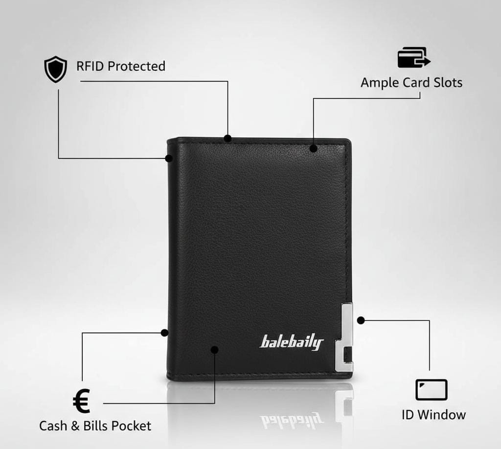 BaleBaily Wallet 💼✨ Compact, Elegant Unisex Design