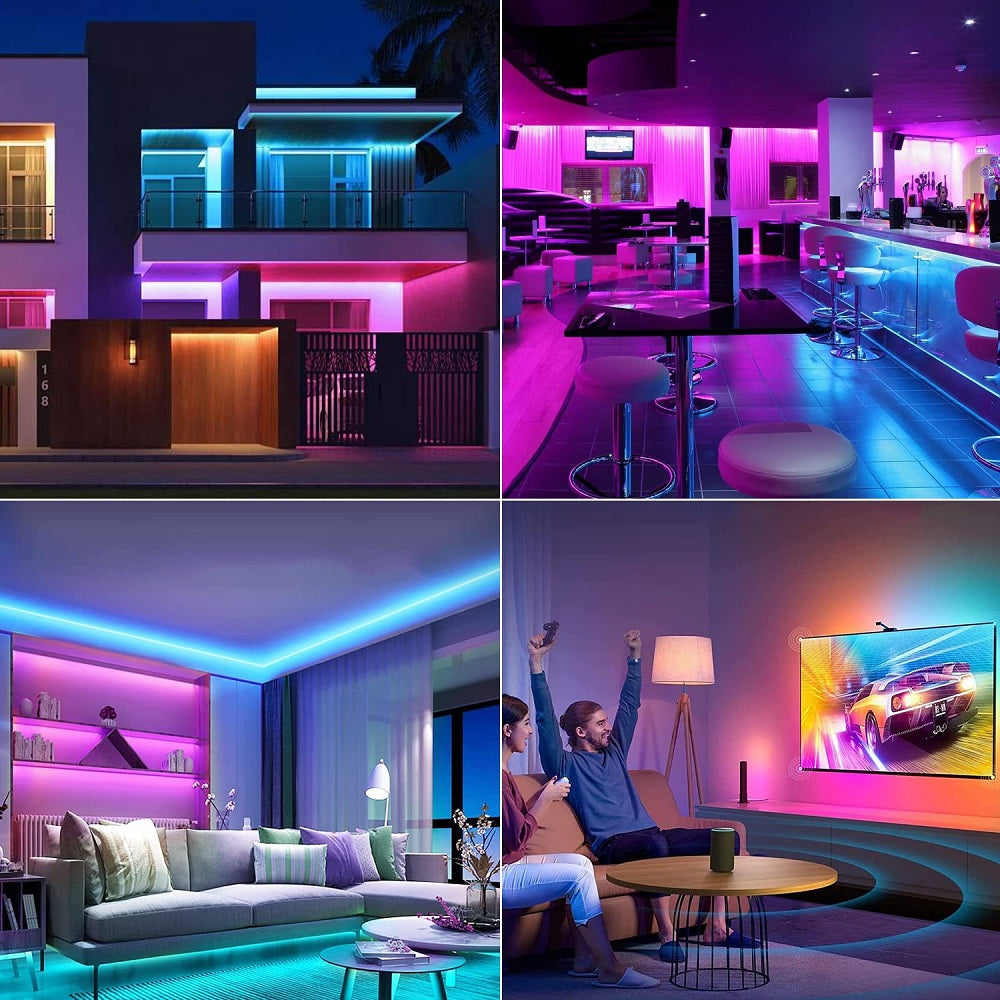 WIFI RGB LED Strip Light Bluetooth APP Control
